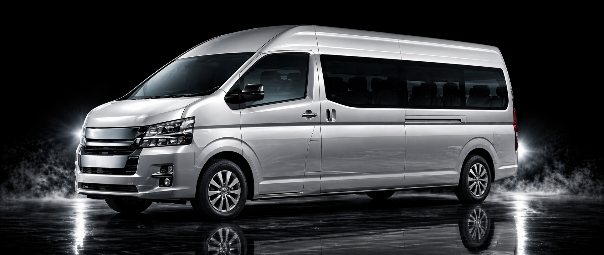 Toyota HiAce 12 Seater Van rental Sri Lanka - Dananjaya Rent a Car premium group travel Bandaranaike airport transfer
